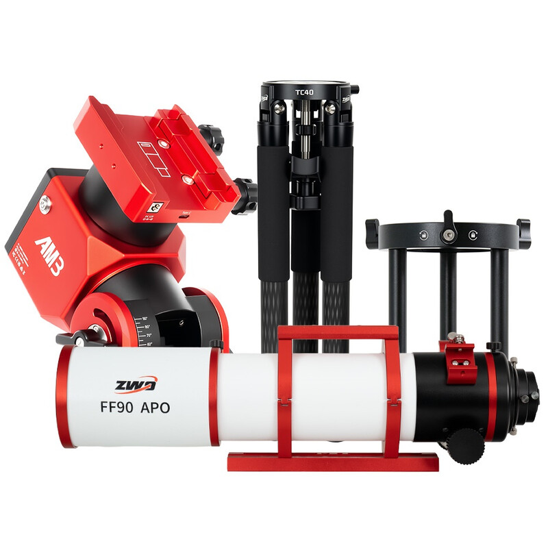 ZWO Refractor apochromat AP 90/609 FF90 AM3N+PE160+TC40