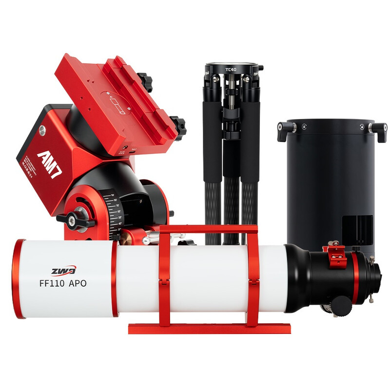 ZWO Refractor apochromat AP 110/766 FF110 AM7+PE200+TC40