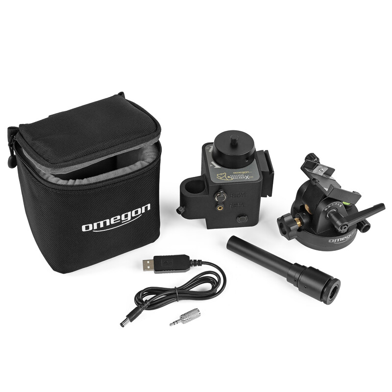 Omegon Montura Set Segugio Tracker cu suport polar și luneta polara pentru măsurarea înălțimii polilor