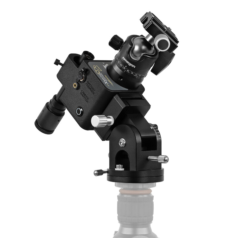 Omegon Montura Set Segugio Tracker cu capetele cu bila, suportul polar și luneta polara