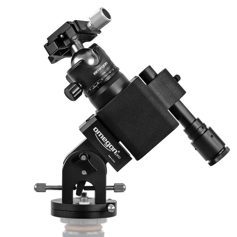 Omegon Montura Set Segugio Tracker cu capetele cu bila, suportul polar și luneta polara