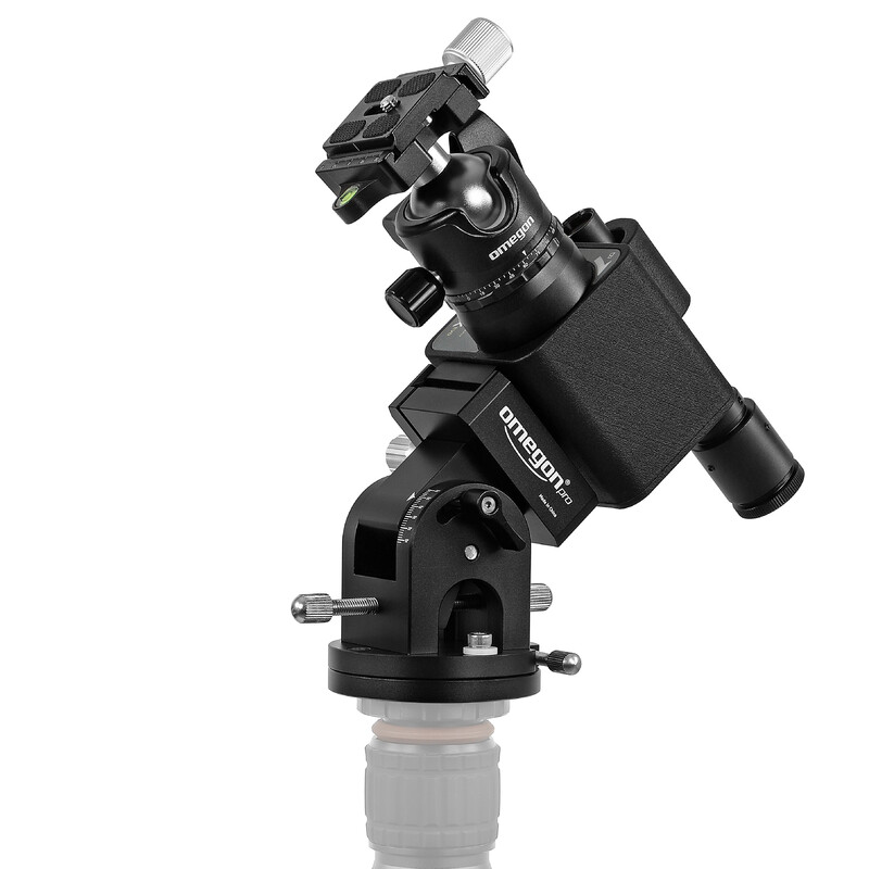 Omegon Montura Set Segugio Tracker cu capetele cu bila, suportul polar și luneta polara