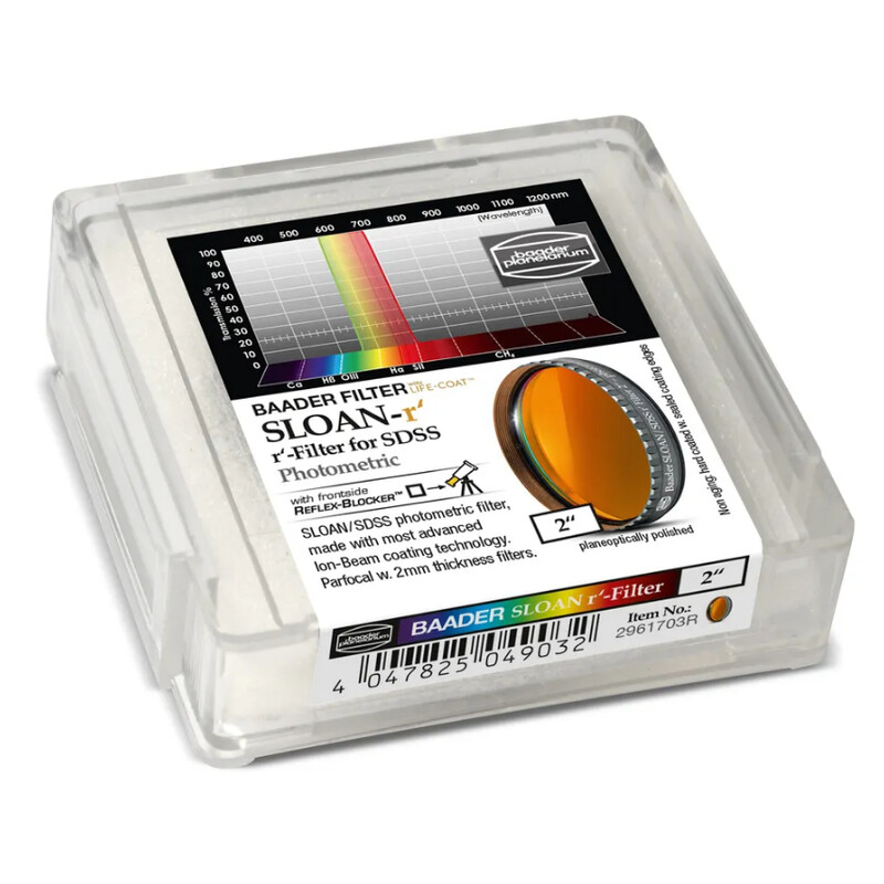 Baader Filtre SLOAN/SDSS r' Photometric 2"