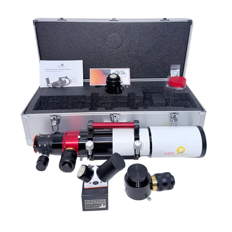 Lunt Solar Systems Telescop solar ST 100/700 LS100MT Ha / B1800 PT DS Premium PLUS Kit