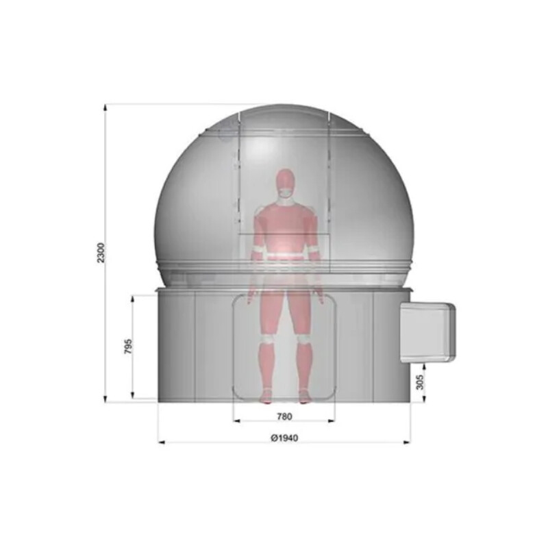 ScopeDome Cupola observator diametru 2m H80